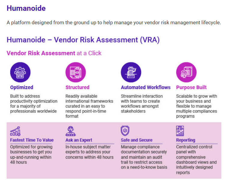 Humanoide A Vendor Risk Assessment